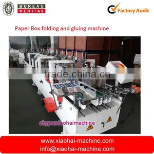 Best Quality Professional Paper Box Folder Gluer Gluing Machinery thumbnail-1