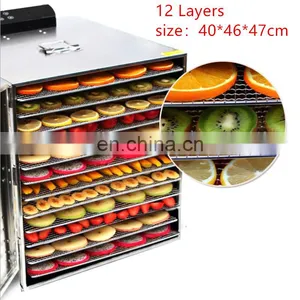 8 Trays Large Food Dehydrator Pet Snacks Dehydration Dryer Fruit Vegetable Herb Meat Drying Machine Stainless Ste thumbnail-4