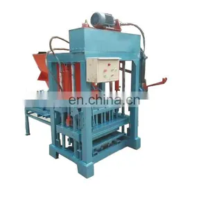 QTJ4-25 Small Manual Hollow Block Machine Fly Ash Brick Making Equipment Machinery For Small Industries thumbnail-3
