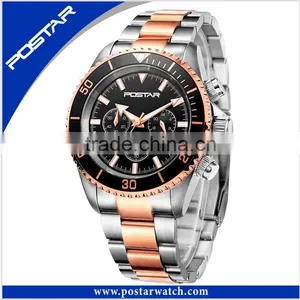 Fashion Casual Luxury Women's Men Stainless Steel Band Wrist Watch thumbnail-3