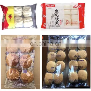 Meat Bun / Siomai / Dumplings Jumbo Package Automatic Flow Wrapper Packing Machine thumbnail-2