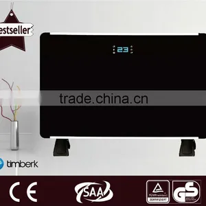 New Product: Black Glass Panel Convector Heater With LED Panel and Remote Control thumbnail-4