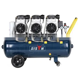Bison China Customizable Silent 1500W Wholesale 20 Cfm Oil Free Air Compressor thumbnail-5