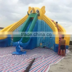 2015 Hot Sale Inflatable Water Slide,slider With Three Lines thumbnail-2