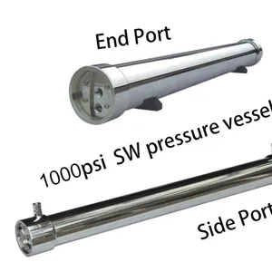 300psi 400psi 600psi 1000psi Side Port End Port Stainless Steel Sanitary Medical Hemodialysis Connection Membrane Housing for Water Treatment thumbnail-2