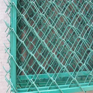 High Standard Portable Anti-rust Galvanized Perimeter Diamond Mesh Chain Link Fence thumbnail-2