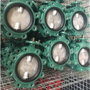 High Temp Butterfly Valve for Oil Industry With Stainless Disc ANSI150 thumbnail-3