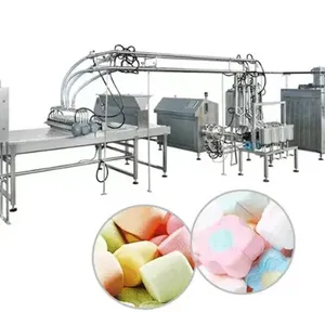 Small Scale Automatic Marshmallow Cotton Extruding Equipment Extruder Candy Machine MARSHMALLOW Production Line thumbnail-3
