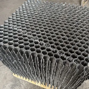 0Cr25Ni20 Hexmesh Refractory Armouring Support Hexagonal Mesh Manufacturer Wholesale With Inner Buckle Lock Riveting Service thumbnail-1