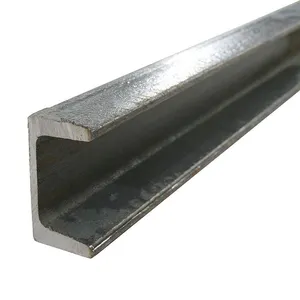 1.4301 1.4404 Edelstahl U-Profilstab Europäischer EN-Standard Bauprofil 6m 12m Länge thumbnail-1