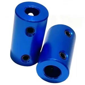Step Motor Accessories Blue Aluminum Coupling 5mm 8mm Bore Flexible Shaft Connector thumbnail-3