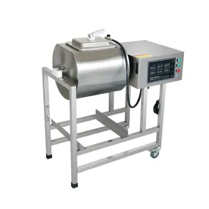 MO-QDMECH Food Grade Silicone Seal Vacuum Meat Marinating Machine RL050 Stainless Steel Tumbler Timer Control 35L-150L thumbnail-4