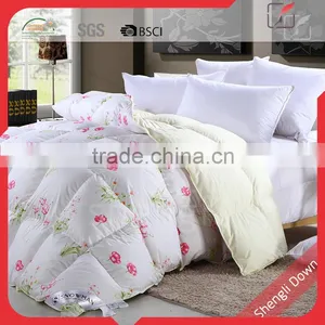 Portable 70% Goose Down Feather Throw Quilt With High Quality thumbnail-1