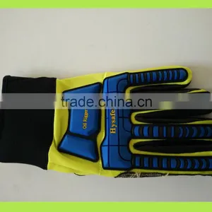 Oil-resistant Working Gloves/Oil Rigger Gloves/Cut Resistant Gloves/ Oil Field Gloves thumbnail-3