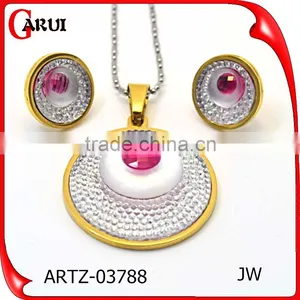 Jewelry Set In Latest Design Pendant Necklace Fashion Heavy Jewelry Set thumbnail-1