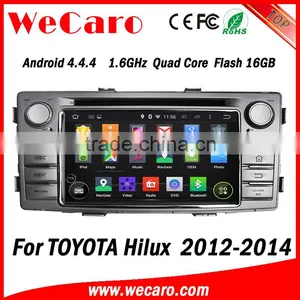 Wecaro Android 4.4.4 Car Stereo 2 Din fo Toyota Hilux Car Audio Player Radio Gps 2012 2013 2014 Quality Choice thumbnail-1
