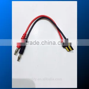 2 Pole 4mm Plug LandScape Cable Connector Lead Wire for Tester Power Cable thumbnail-1