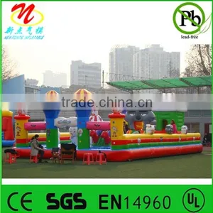Outdoor Inflatable Fun City Kids Inflatable Amusement Park thumbnail-1