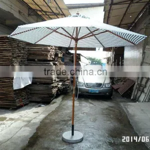 Outdoor Sun Parasol Wooden Patio Umbrella thumbnail-2