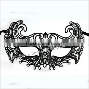 Full Face Metal Butterfly Rhinestone Carnival Party Crystals Mask thumbnail-1