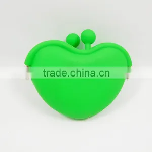 Best Quality Clip Purse Wallet Solid Color Silicone Coin Holder Mini Money Pocket Purse thumbnail-3