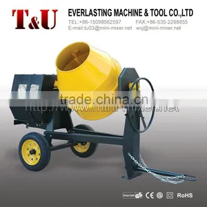 300L Electric/gasoline/diesel Concrete Mixer With Cast Iron Gear Ring thumbnail-1