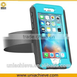 Waterproof Case for IPhone 6s/6s Plus Sports Waterproof Armband Phone Case With Full Body Covered Sky Blue thumbnail-1