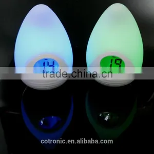 Silicone Soft Safe Changing Color Night Light Thermometer thumbnail-2