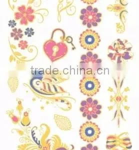 Fashion Colour Changing Metal Temporary Tattoo Sticker With Waterproof thumbnail-4