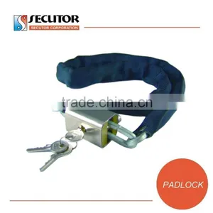Anti Drill Bike Chain Steel Padlock Lock thumbnail-3