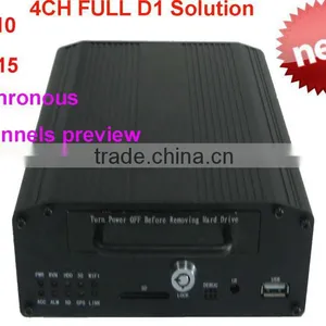 4 Channel HD Based Mobile DVR With 2TB Removable HDD With GPS Tracking thumbnail-1