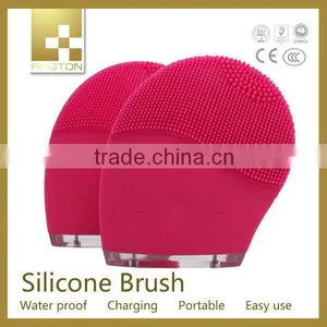 Skin Care Ultrasound Machine Silicone Face Washing Brush Best Facial Cleansing Brush thumbnail-1