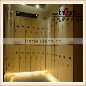 White Storage Compact Lockers for Entertainment Center thumbnail-1