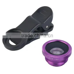 3 In 1 Universal Clip Fish Eye+Macro+Wide Angle Lens for IPhone,Samsung and Other Mobile Smartphones Hot Sale thumbnail-3