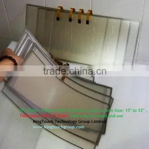 15.6 17 18.5 21.5 Inch 4 Wire Resistive Touch Screen Film Film to Film and Resistive Touch Film Panel for LCD Monitor thumbnail-1