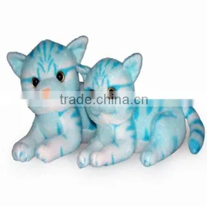 Funny Stuffed Bule Cat Pet Plush Toy thumbnail-1