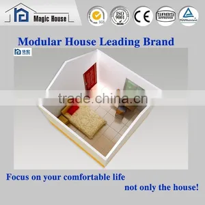 Low Cost Small Foam Cement Inside Steel Prefab House thumbnail-2