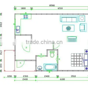 Hot Sale Prefabricated House Designs Vacation Hotel Ready Made House Layout thumbnail-4