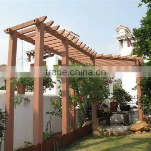 Waterproof Low Maintenance Durable Wood Plastic Composite Garden Arbour thumbnail-1