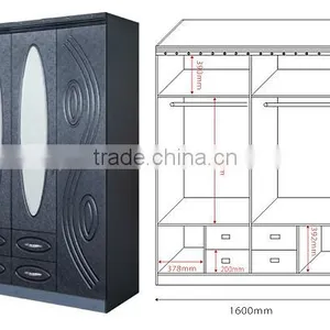 Large Capacity Practical Cloth Metal Wardrobe Closet thumbnail-2