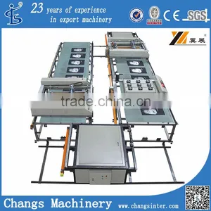 Automatic Flatbed Silk Screen Printing Machine for EVA Sole/PU Leather/Glass Plate/Handbag/Giftbox/Plastic Board thumbnail-2