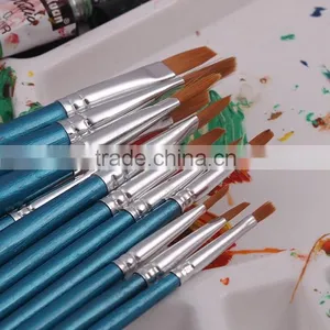 Wholesale 10pcs Students Artist Brush Set In Stock thumbnail-3