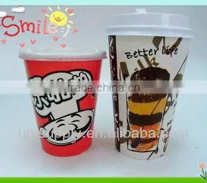 12,16oz Double PE Customized Logo Cold Drink Paper Cup thumbnail-1