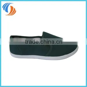 New Canvas Flat Slip On Casual Shoes Sneaker Green thumbnail-1