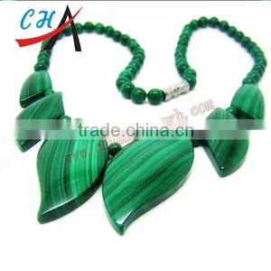 Malachite Gemstone Necklace for Christmal Gift thumbnail-1