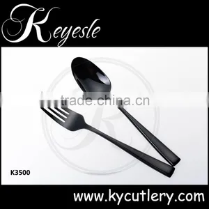 Black Gold Cutlery,cutlery Black Stainless,black Metal Cutlery Quality Choice thumbnail-6