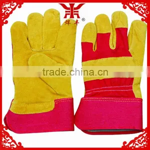 Different Types 10.5 Inches Full Palm Insulated Cow Split Leather Work Glove thumbnail-1