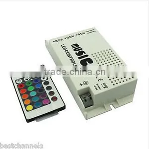 Music 24 Key IR Controller LED Infrared RGB Color Wireless Remote Control thumbnail-2