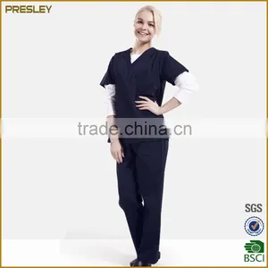 Scrubs Tops New Fashion Hospital Uniform for Doctor Men's Scrub Set/Medical Uniform for Men Doctor thumbnail-5