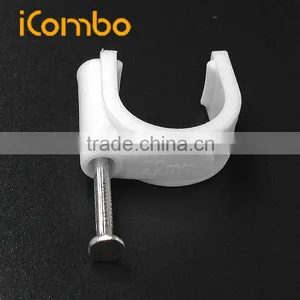 22mm Wire Holder for Wall Cable Tie Mounts Nail Clips Cable Loop Clamp thumbnail-3